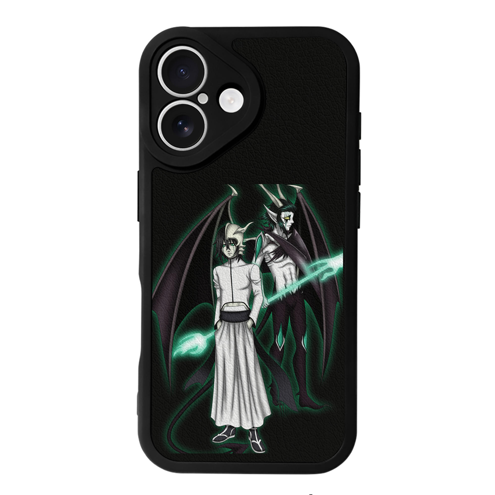 （画像用） ブリーチ ウルキオラ·シファー BLEACH Ulquiorra cifer 【iPhone 16シリーズ対応】シリコンスマホケース（レザー調） 材質：シリコン